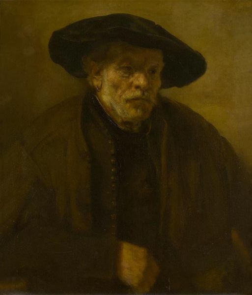 Porträt von Rembrandts Bruder Andrien van Rijn, 1654 von Rembrandt | Leinwand-Kunstdruck