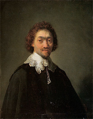 Portrait of Maurits Huygens, 1632 | Rembrandt | Giclée Leinwand Kunstdruck