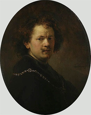 Rembrandt | Self Portrait, 1633 | Giclée Canvas Print