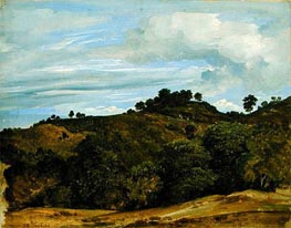 Landscape near Olevano, 1822 by Heinrich Reinhold | Canvas Print