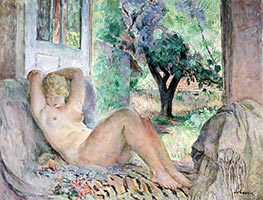 Grand Nude (Marinette), 1934 by Henri Lebasque | Canvas Print
