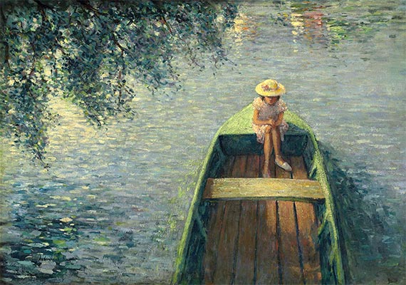 Henri Lebasque | A Boat on the Marne, c.1905/06 | Giclée Canvas Print