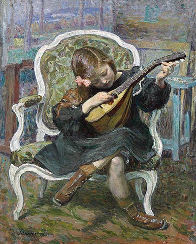 Die kleine Mandolinistin, 1905 | Henri Lebasque