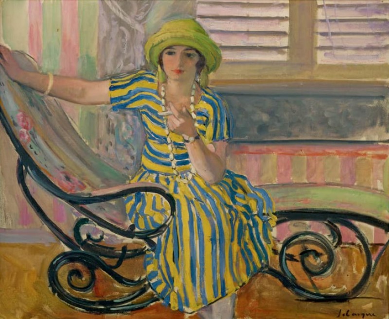 The Cigarette, c. 1921 | Henri Lebasque | Giclée Canvas Print
