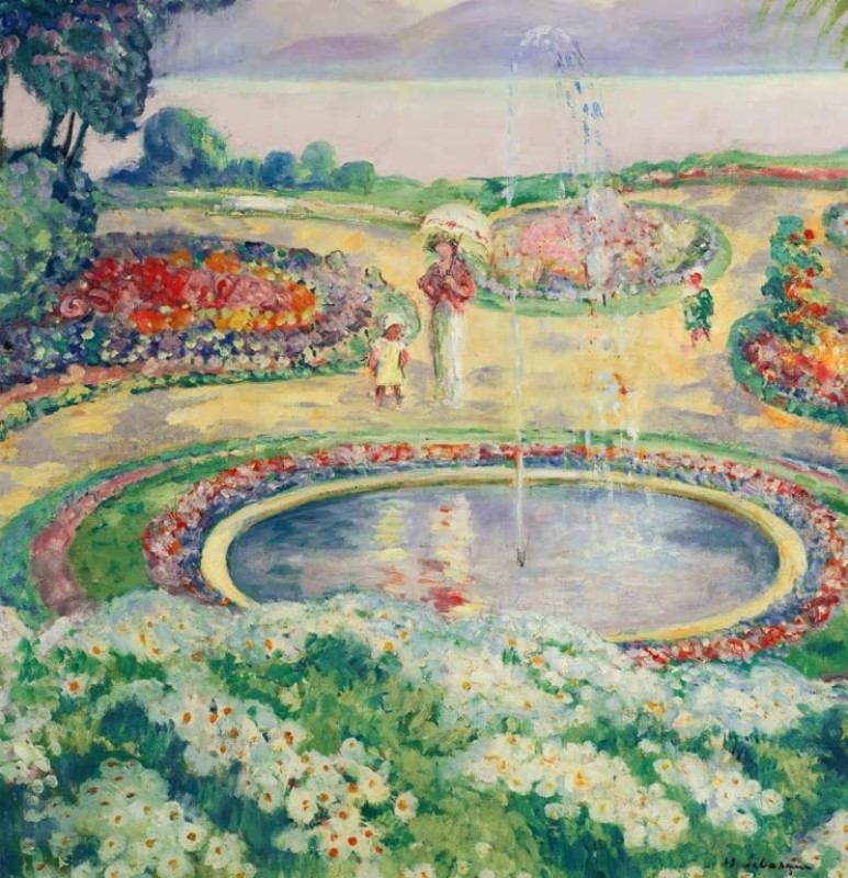 The Flower Garden, n.d. | Henri Lebasque | Giclée Canvas Print