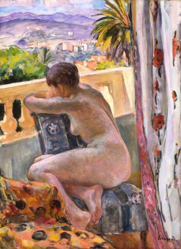 Nude at the Window, 1926 | Henri Lebasque | Giclée Canvas Print