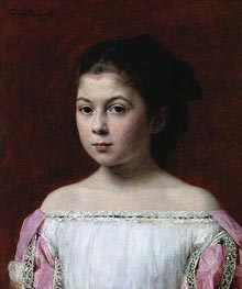 Marie-Yolande de Fitz-James, 1867 by Fantin-Latour | Canvas Print