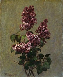 Spray of Purple Lilac, 1880 by Fantin-Latour | Canvas Print