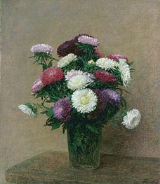 Asters, 1892 by Fantin-Latour | Canvas Print
