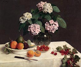 The Dressed Table | Fantin-Latour | Painting Reproduction