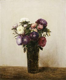 Vase of Flowers, 1872 by Fantin-Latour | Canvas Print