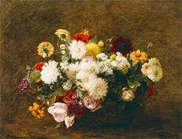 Bouquet of Flowers, 1894 by Fantin-Latour | Canvas Print
