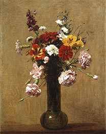 Small Bouquet, 1891 von Fantin-Latour | Leinwand Kunstdruck