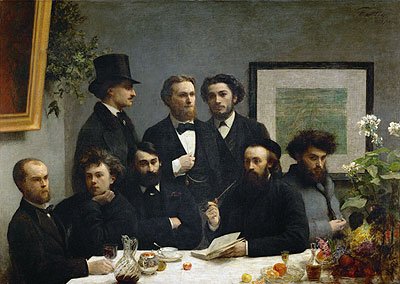 A Corner of the Table, 1872 | Fantin-Latour | Giclée Leinwand Kunstdruck