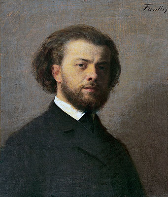 Self Portrait, 1867 | Fantin-Latour | Giclée Leinwand Kunstdruck