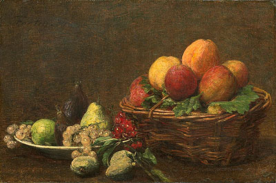 Still Life with Fruits, 1890 | Fantin-Latour | Giclée Canvas Print