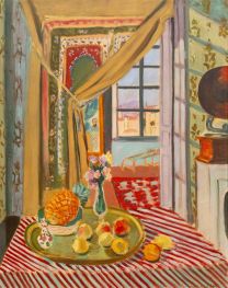 Interior with Phonograph, 1924 by Matisse | Canvas Print