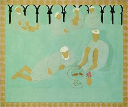 Arabischem Kaffee Haus, 1913 von Matisse | Leinwand Kunstdruck