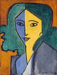 Portrait of Lydia Delectorskaya, 1947 by Matisse | Canvas Print
