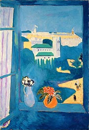 Landschaft betrachtet aus einem Fenster, 1913 von Matisse | Leinwand Kunstdruck