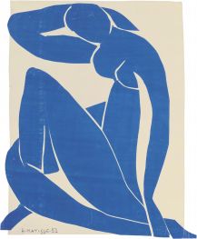 Blauer Akt II, 1952 von Matisse | Leinwand Kunstdruck