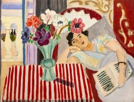 Frau und Anemonen, c.1920/21 | Matisse