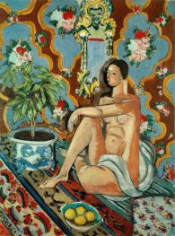 Decorative Figure on Ornamental Background, 1927 | Matisse