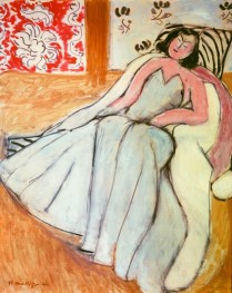 Young Woman With White Fur Coat, 1944 | Matisse