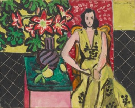 Seated Woman with a Vase of Amaryllis, 1941 | Matisse