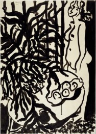 Standing Nude, Black Fern, 1948 | Matisse