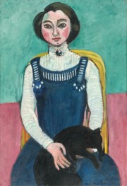 Girl With A Black Cat, 1910 | Matisse