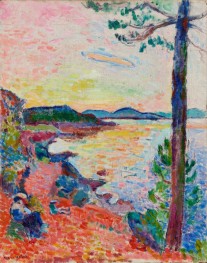 The Snack (The Gulf of Saint-Tropez), 1904 by Matisse | Giclée Canvas Print