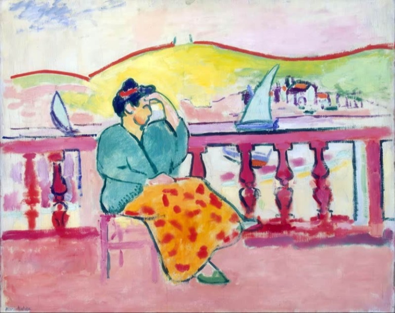 Woman on a Terrace, c.1907 | Matisse | Giclée Canvas Print
