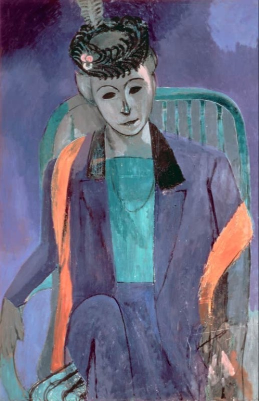 Porträt von Mme Matisse, 1913 | Matisse | Giclée Leinwand-Kunstdruck