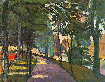 Weg im Bois de Boulogne, 1902 | Matisse