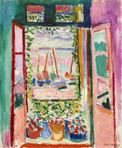 Offenes Fenster, Collioure, 1905 | Matisse | Giclée Leinwand Kunstdruck