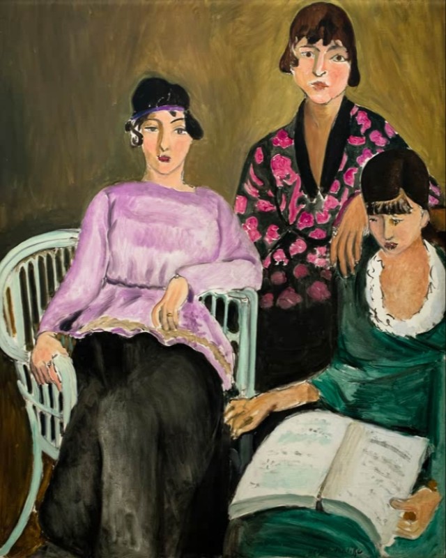 The Three Sisters, 1917 | Matisse | Giclée Canvas Print