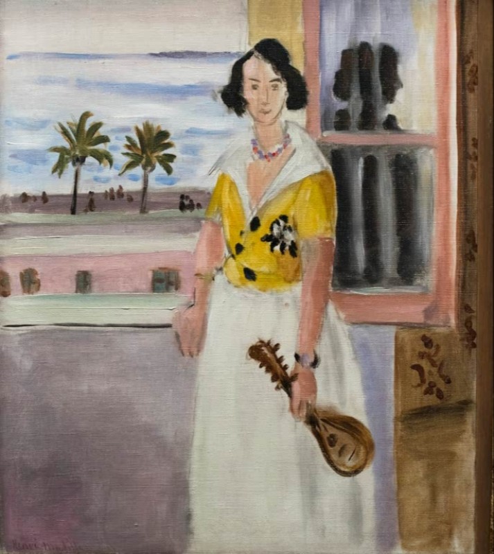 Woman with Mandolin, c.1921 | Matisse | Giclée Canvas Print