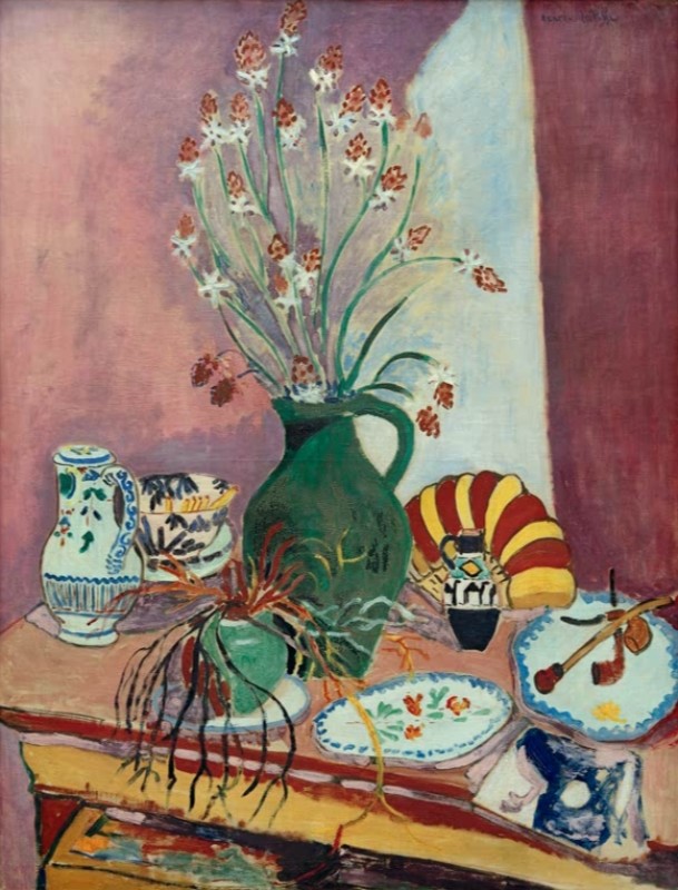 Still Life with Asphodels, 1907 | Matisse | Giclée Canvas Print