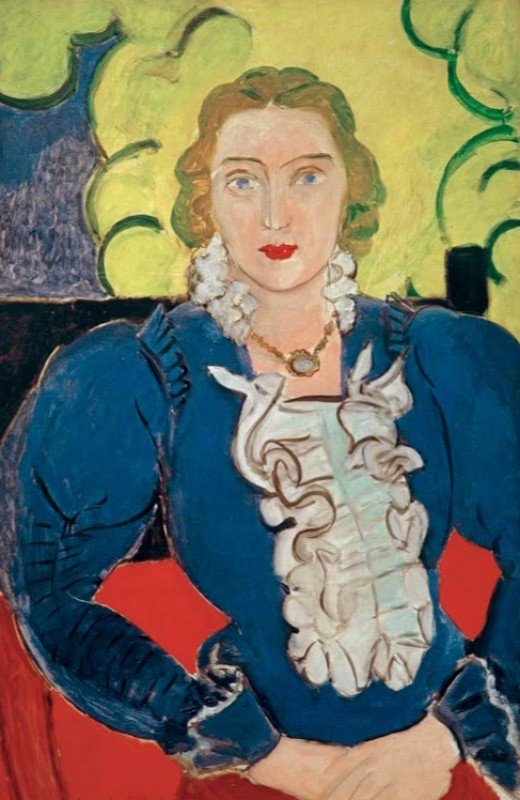 Madame L.D. The Blue Blouse, 1936 | Matisse | Giclée Canvas Print