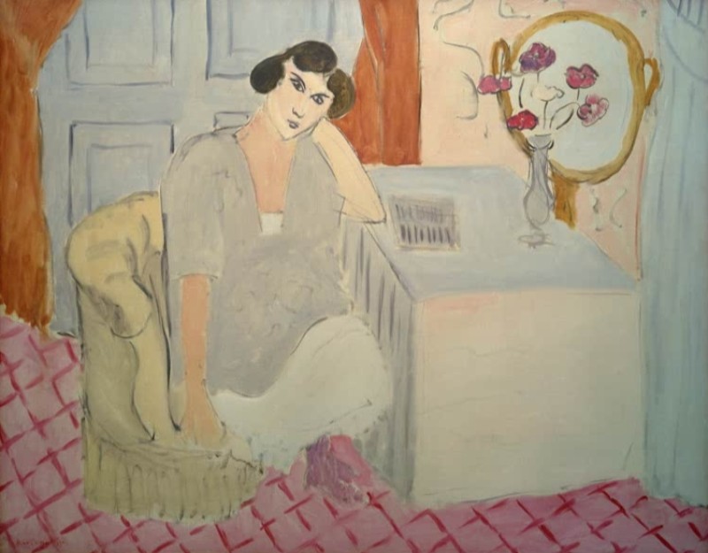 The Distracted Reader, 1919 | Matisse | Giclée Canvas Print