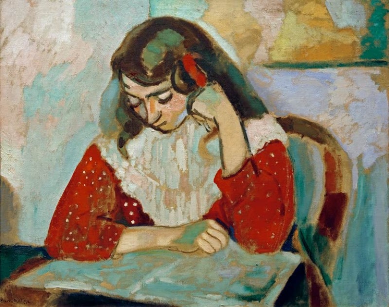 Marguerite Reading, 1906 | Matisse | Giclée Canvas Print