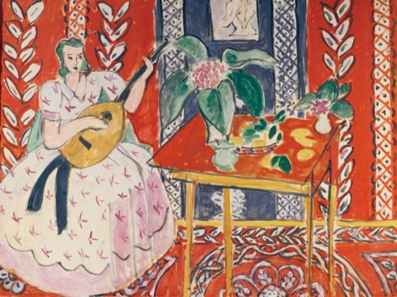 The Lute, 1943 | Matisse | Giclée Canvas Print