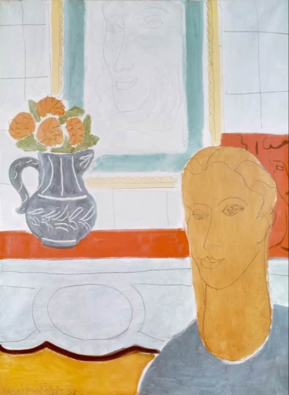 Ochre Head, 1937 | Matisse | Giclée Canvas Print