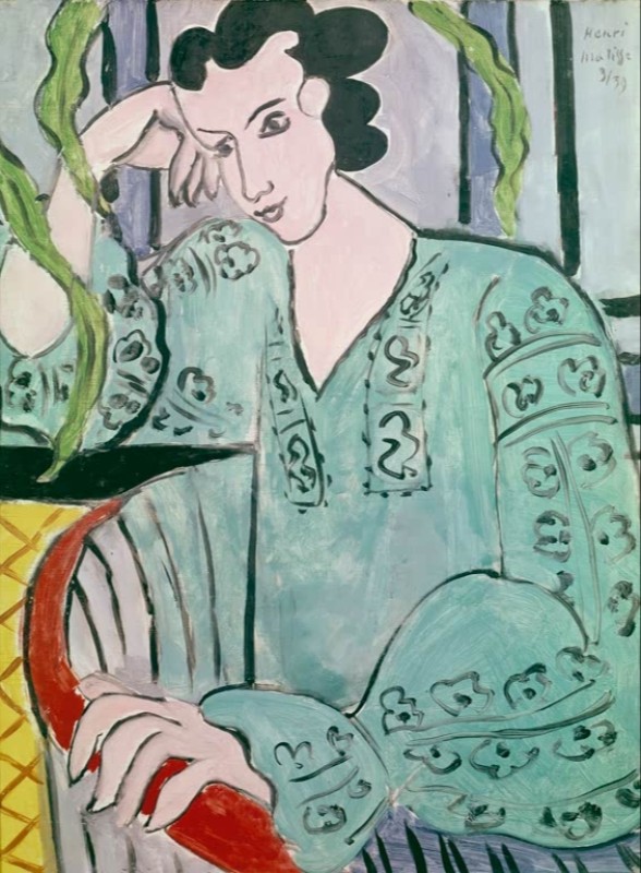 Hungarian Girl in Green Blouse, 1939 | Matisse | Giclée Canvas Print
