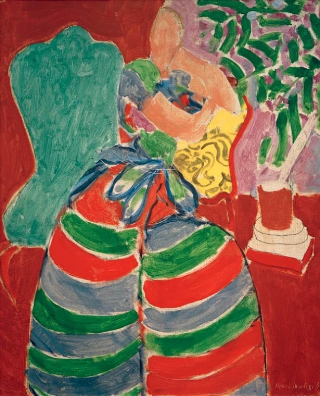 The Striped Dress, 1938 | Matisse | Giclée Canvas Print