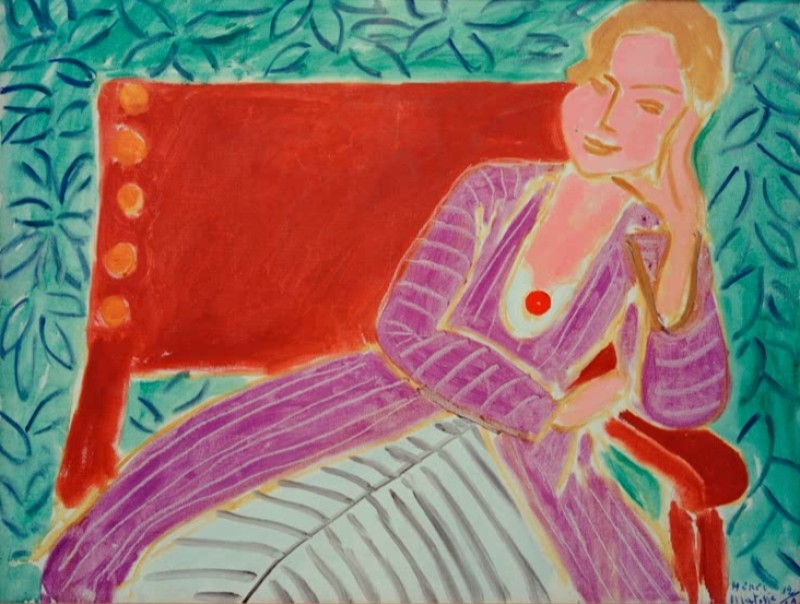 Seated Girl in Persian Costume, 1942 | Matisse | Giclée Canvas Print