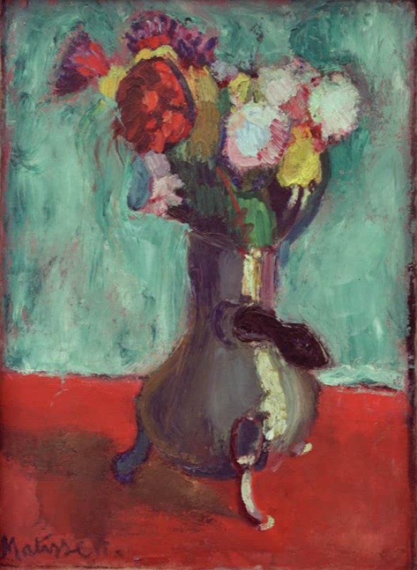 Bouquet of Flowers in a Cocoa Pitcher, 1902 | Matisse | Giclée Canvas Print