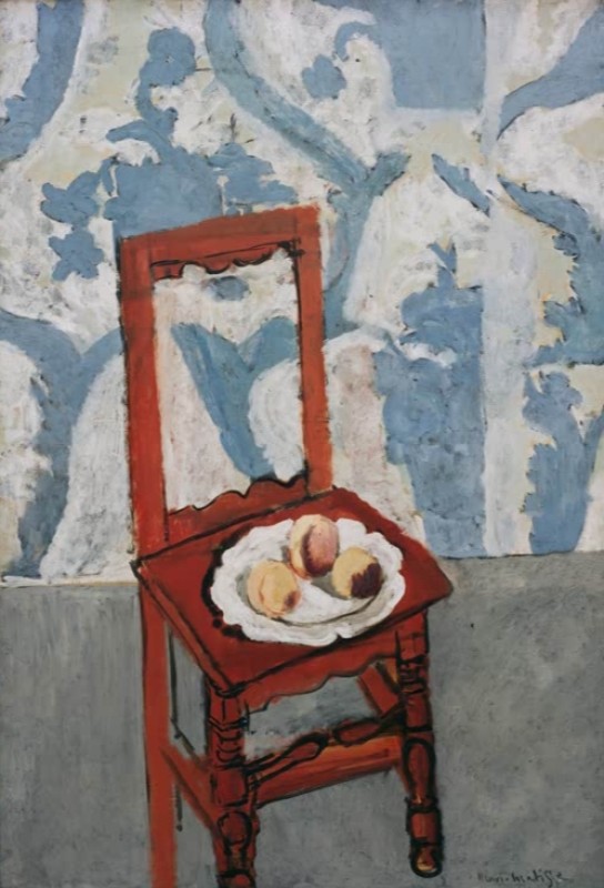 Chair with Peaches, 1918 | Matisse | Giclée Canvas Print