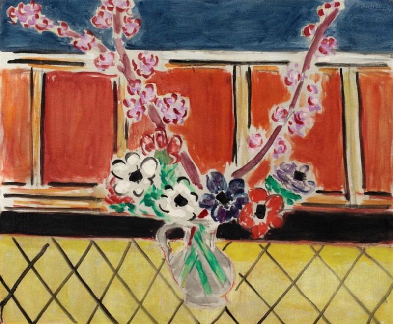 Anemones and Peach Blossoms, 1944 | Matisse | Giclée Canvas Print